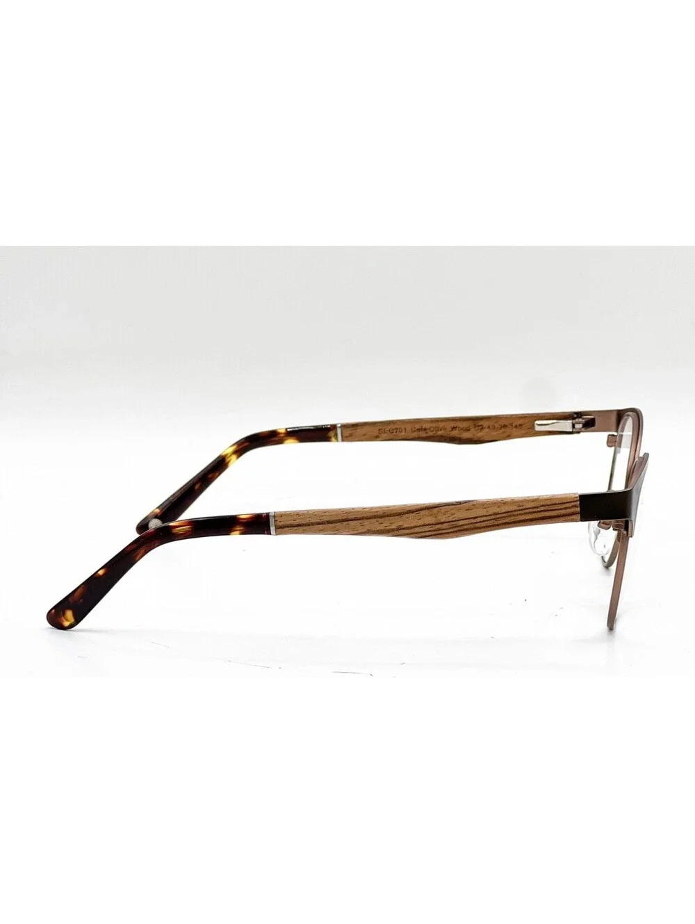 Classique Eye Essentials Sec701 Cafe Olive Wood Authentic Eyeglasses 49-20-140